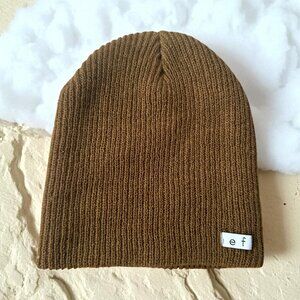 NEFF Men's Brown Knit Winter Beanie Hat NEW NWOT